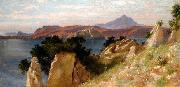 Edith Corbet Cicero's Villa and the Bay of Baiae USA oil painting artist